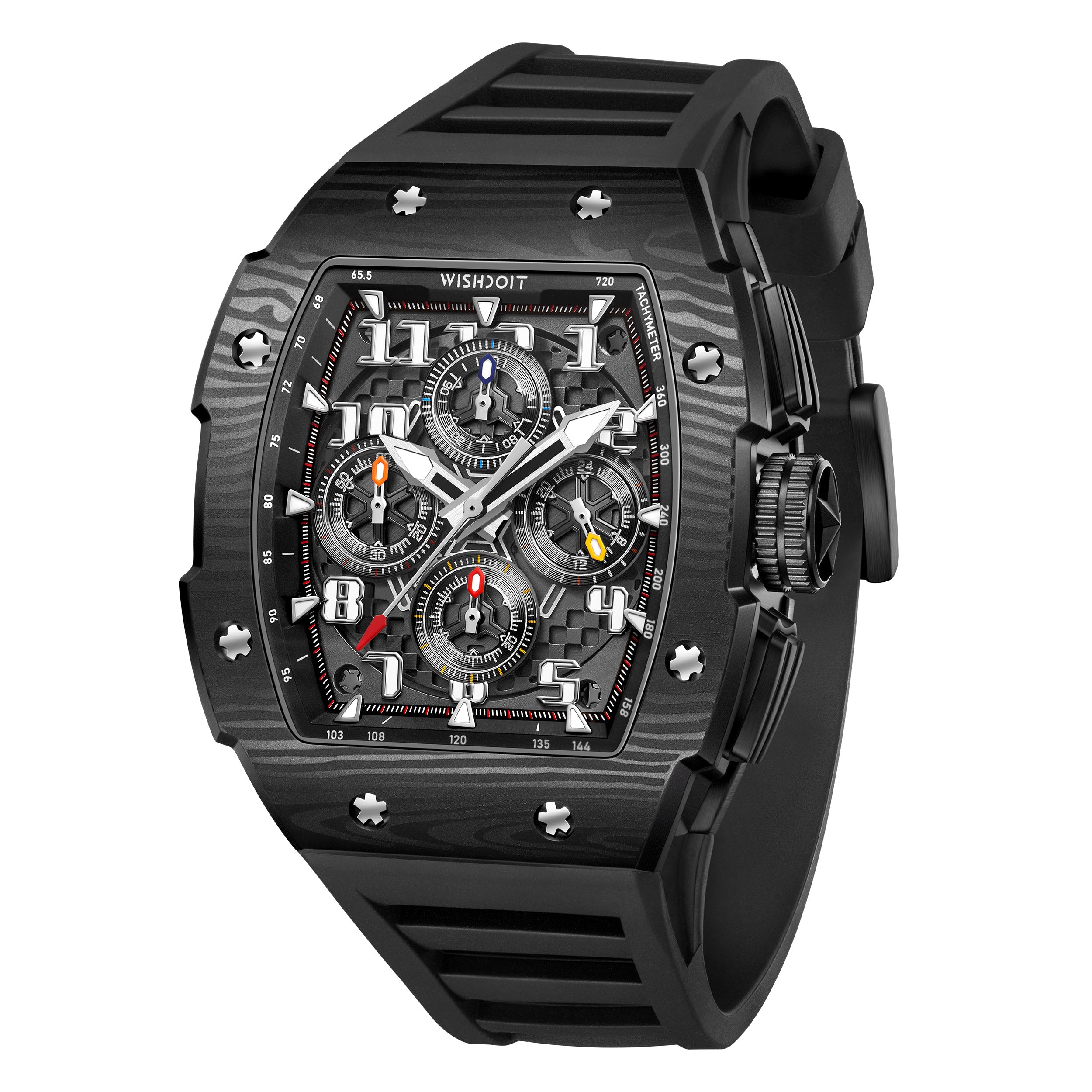 Racing GT 2.0 Chronograph Quartz Watch - Black | Wishdoit Watches