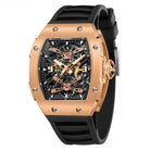 SHOP Captain Kidd Tonneau Mechanical Watches For Men - Gold | Wishdoit