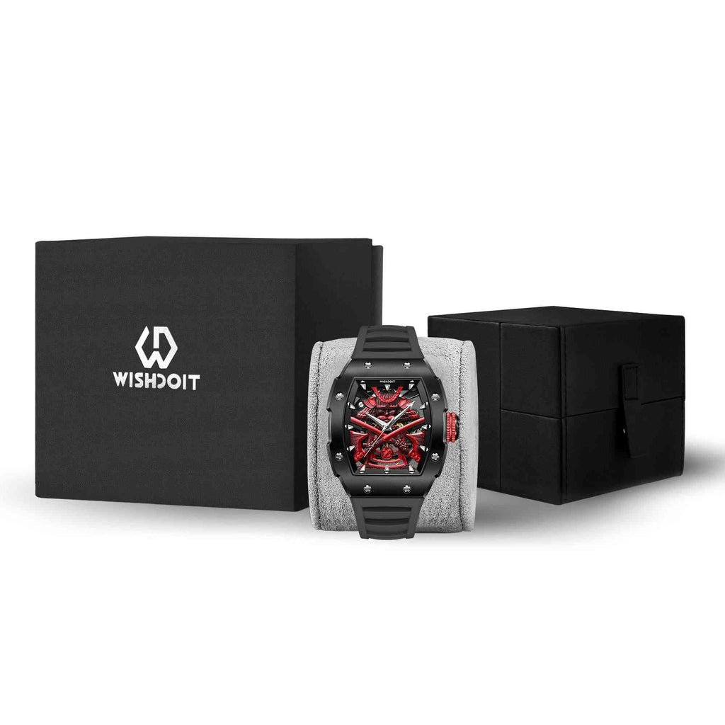 Shop Limited Edition Armor Black Red Mechanical Watch  Watch In Wishdoit Watches