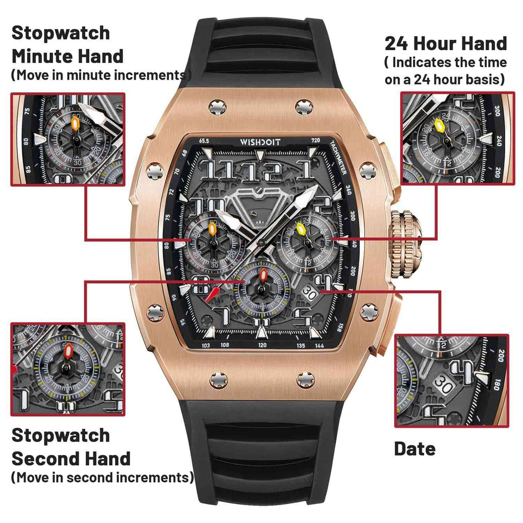 Shop Racing GT Chronograph Quartz Gold Watch on Wishdoit Watches